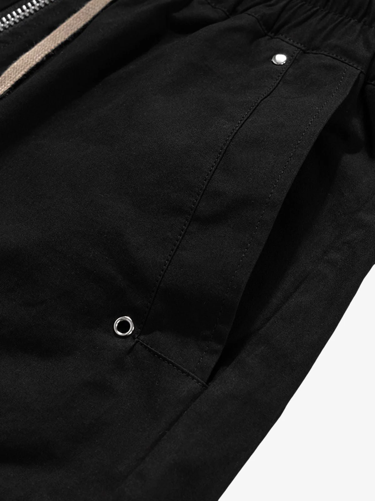 Woven Multi-Pocket Baggy Flared Pants - 2321 - Image 9