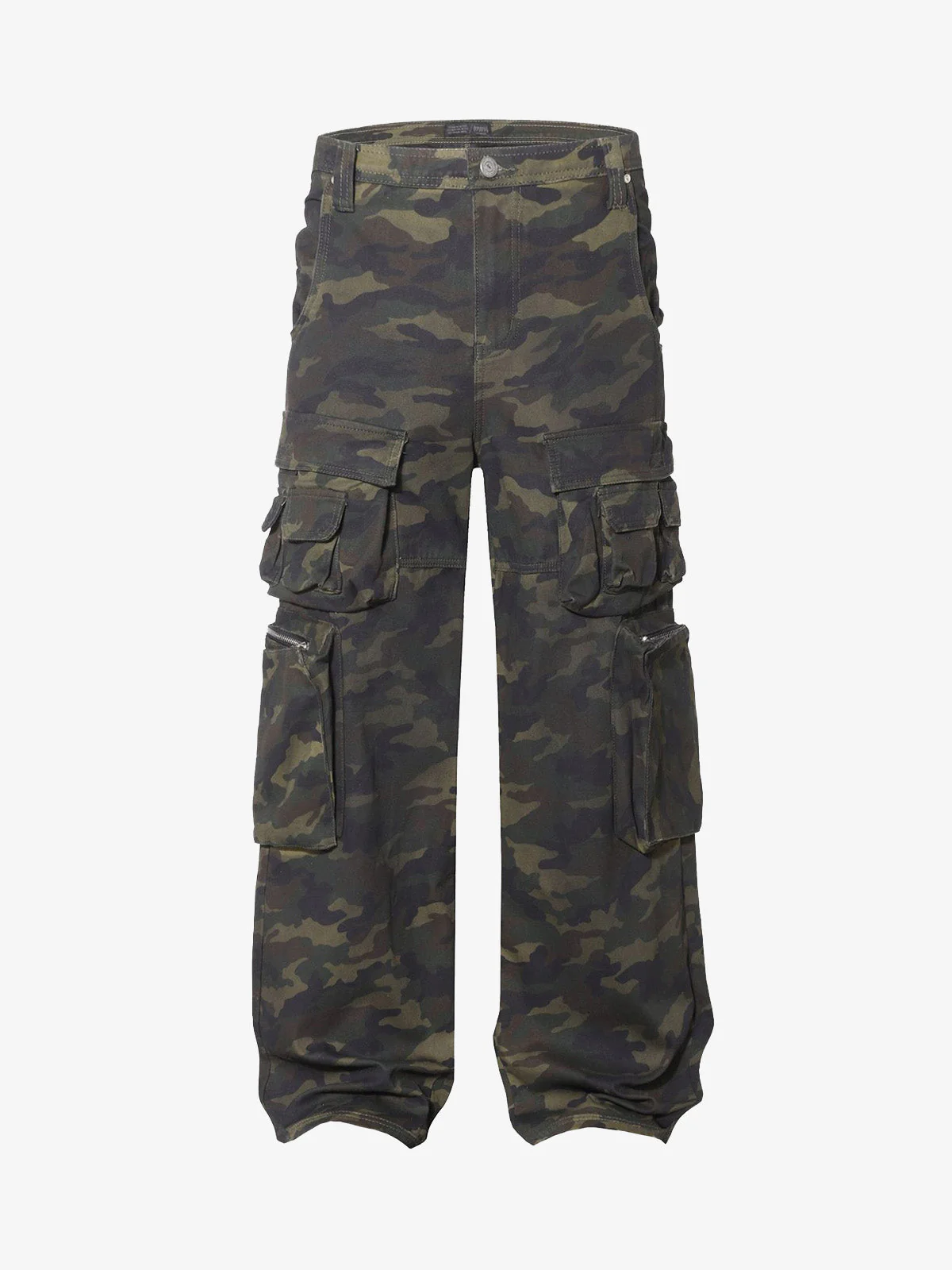 Wasteland Style Camouflage Baggy Cargo Pants - 2384