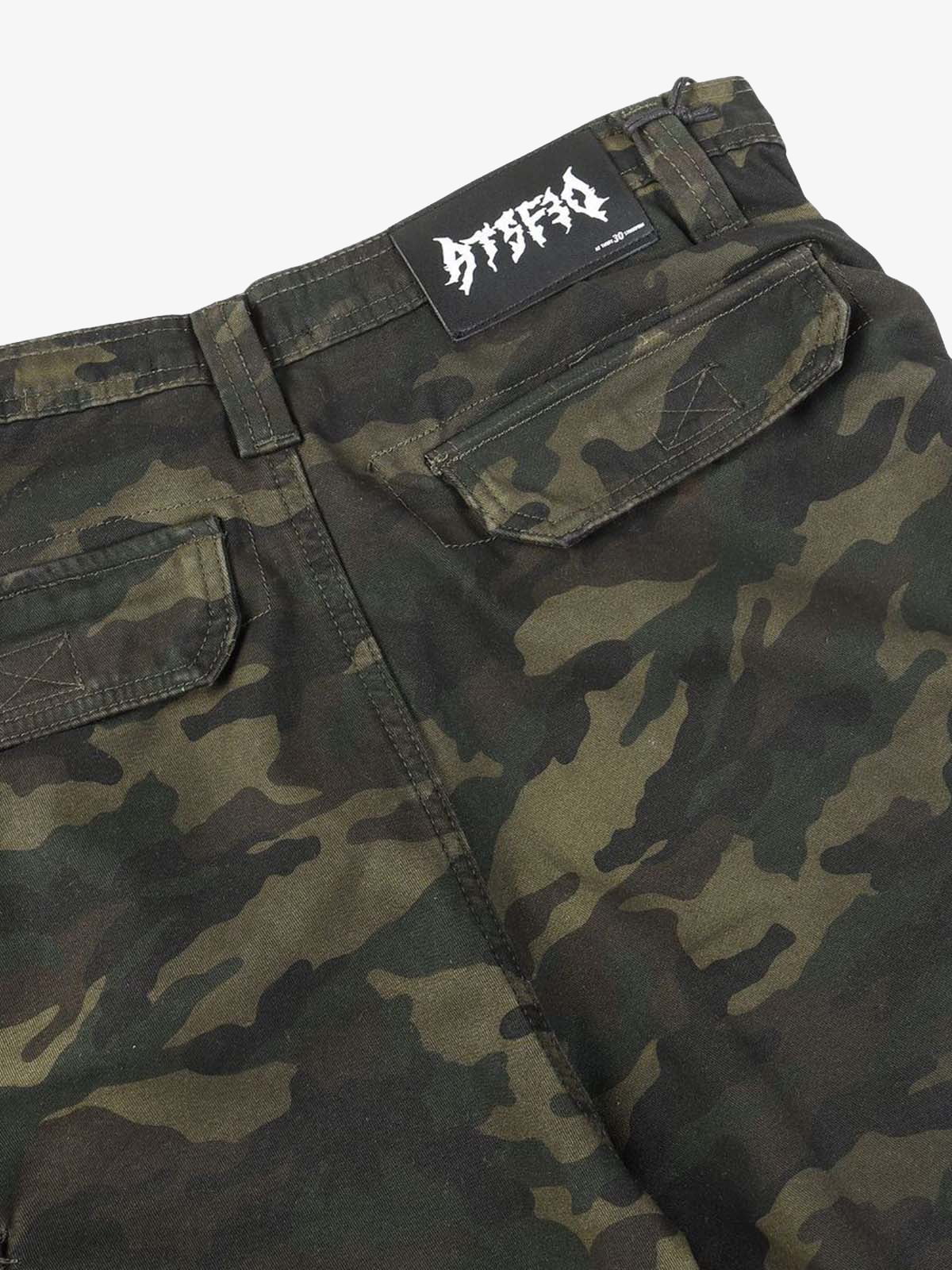 Wasteland Style Camouflage Baggy Cargo Pants - 2384 - Image 13