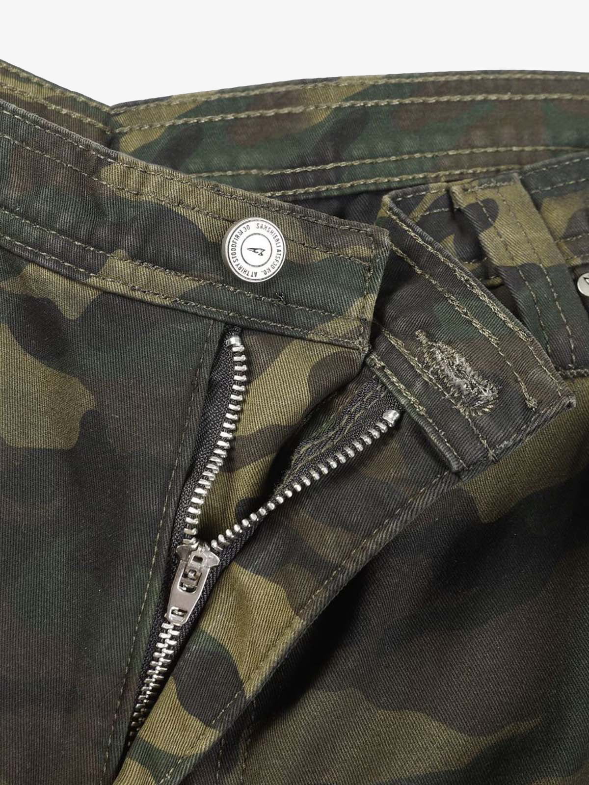 Wasteland Style Camouflage Baggy Cargo Pants - 2384 - Image 14