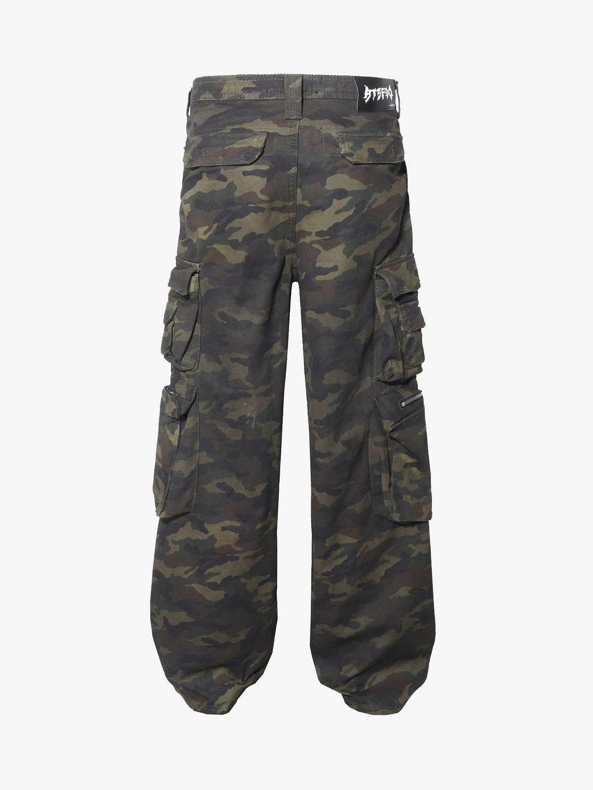 Wasteland Style Camouflage Baggy Cargo Pants - 2384 - Image 4