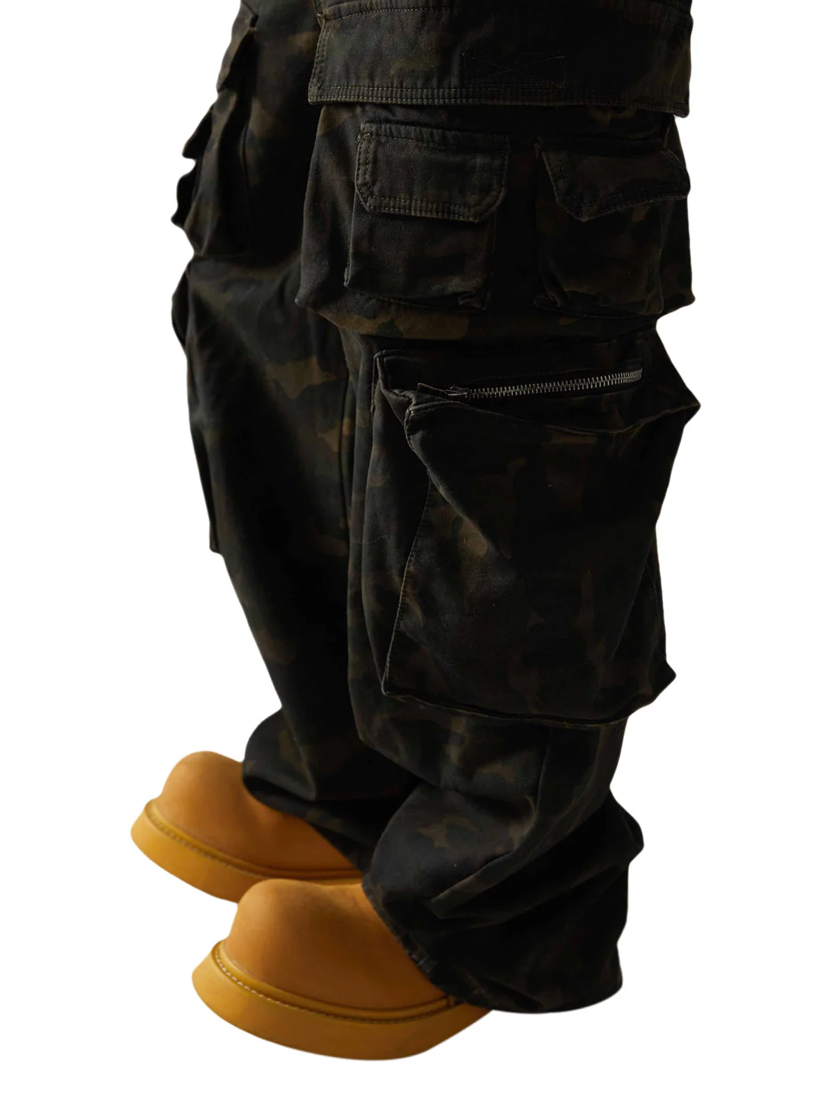 Wasteland Style Camouflage Baggy Cargo Pants - 2384 - Image 8