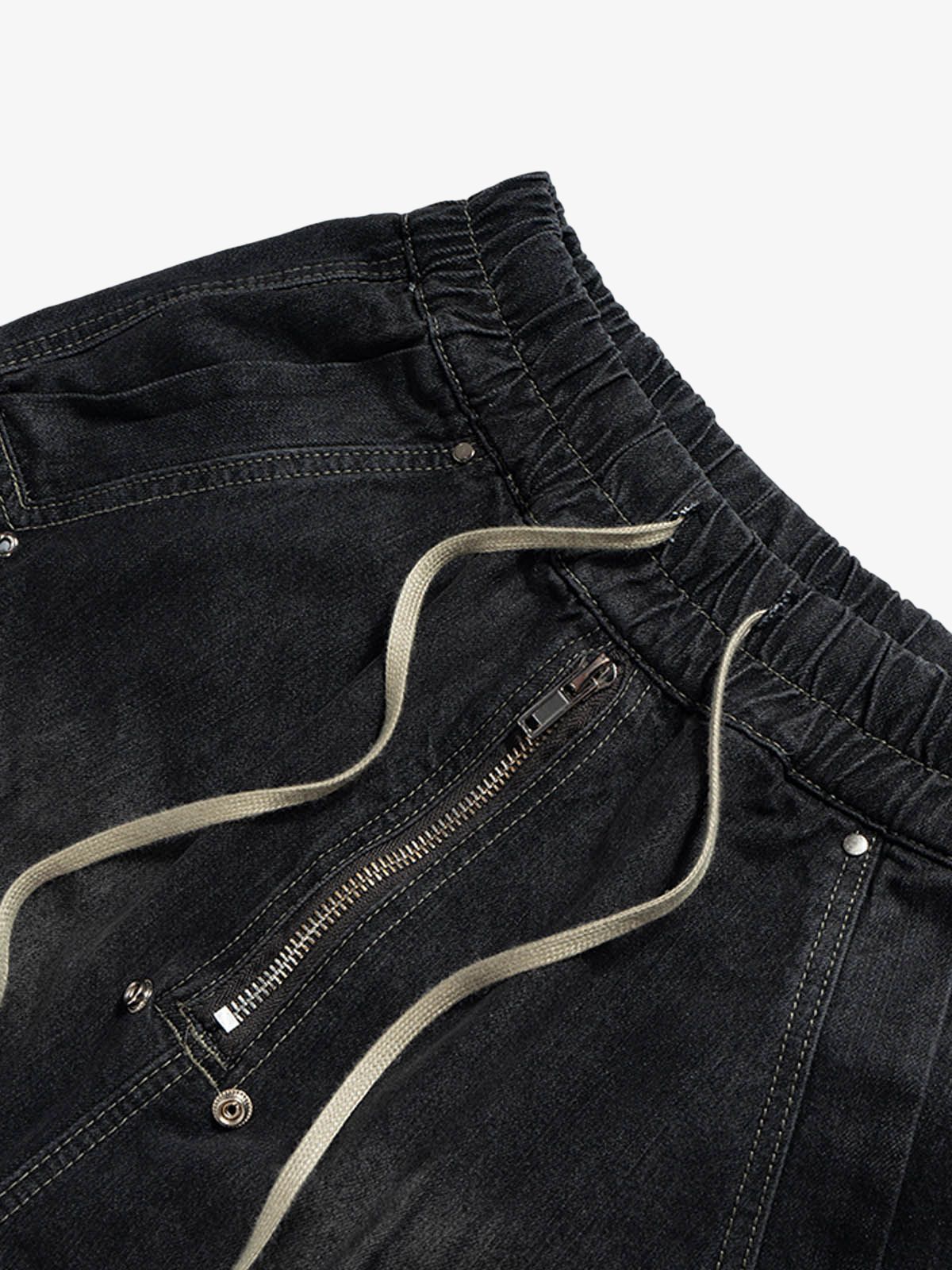 Street RO Washed Denim Cargo Jort - Image 12