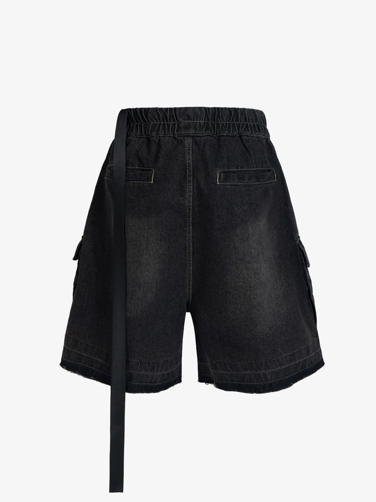Street RO Washed Denim Cargo Jort - Image 4