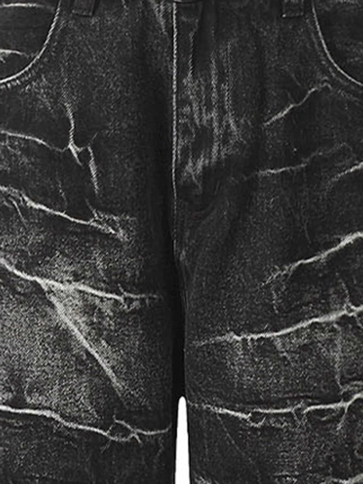 Retro Neutral Washed Straight Jeans - 2261 - Image 7