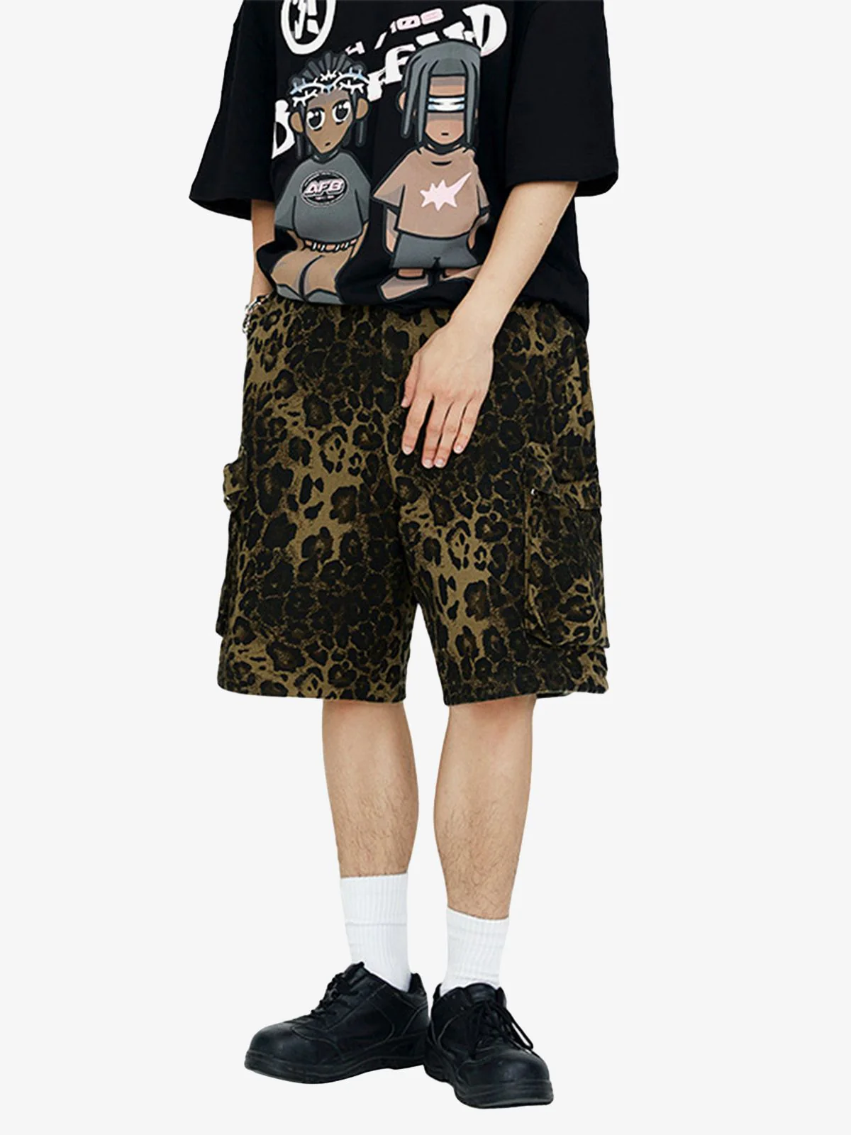 Thesupermade Street Leopard Print Shorts - 2021 - Image 3