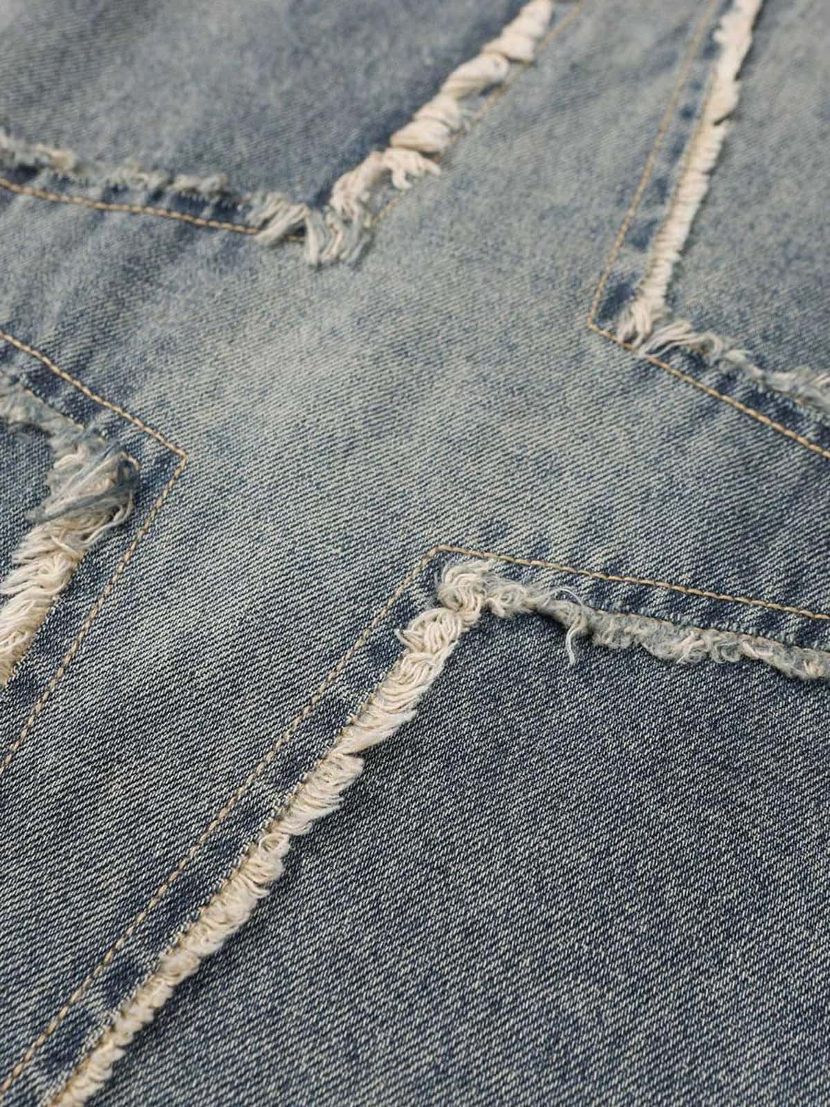 High Street Star Washed Jeans - 2150 - Image 11