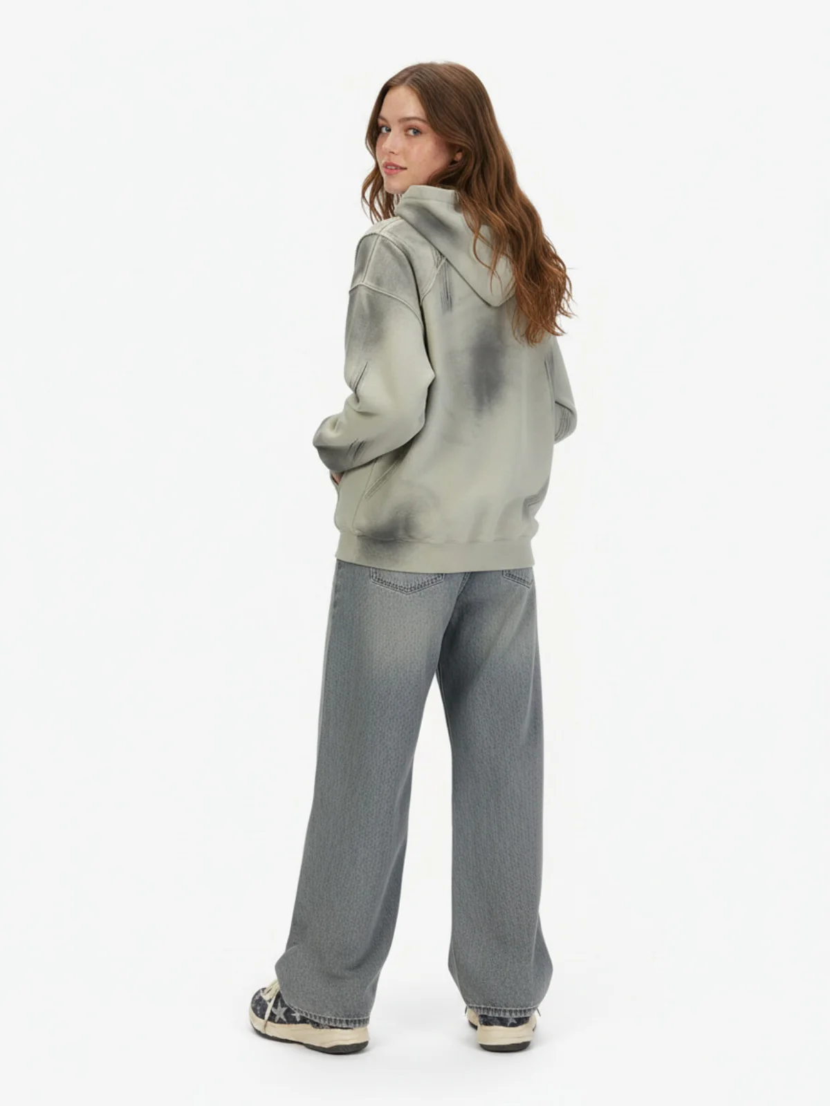 High Street Star Washed Jeans - 2150 - Image 5