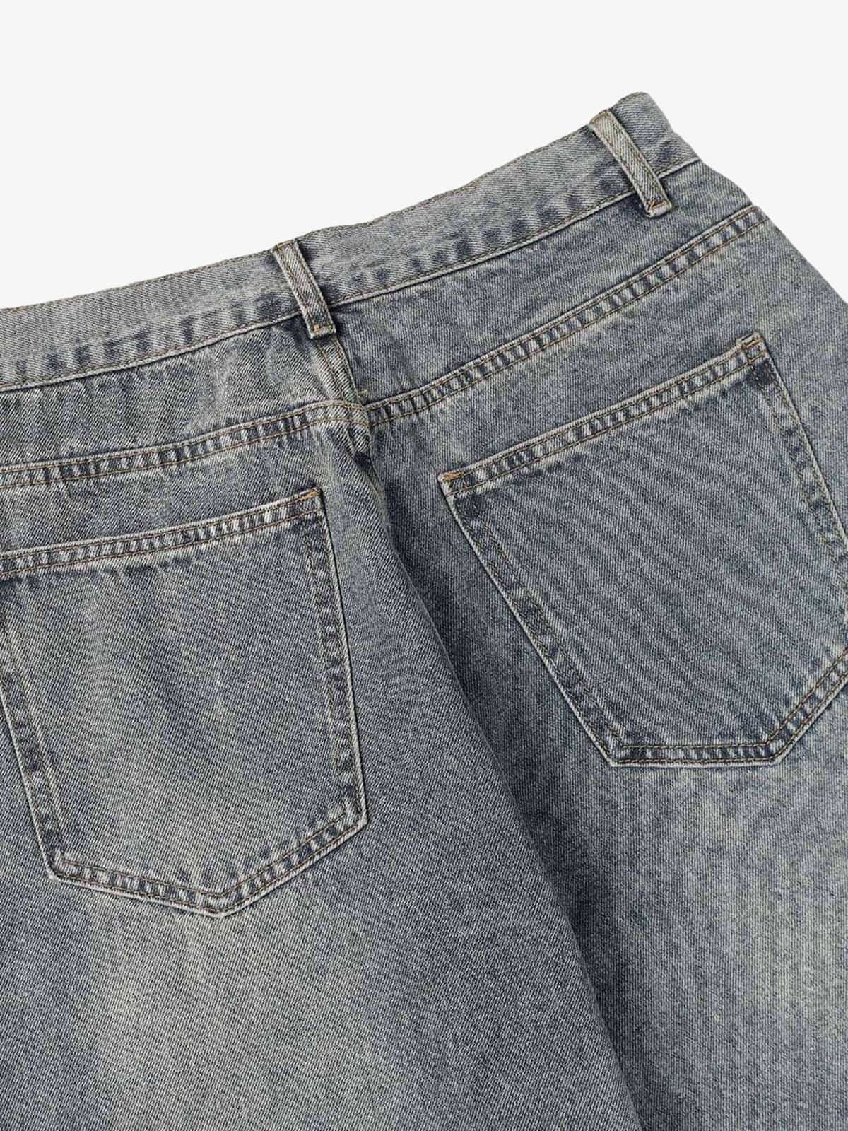 High Street Star Washed Jeans - 2150 - Image 9