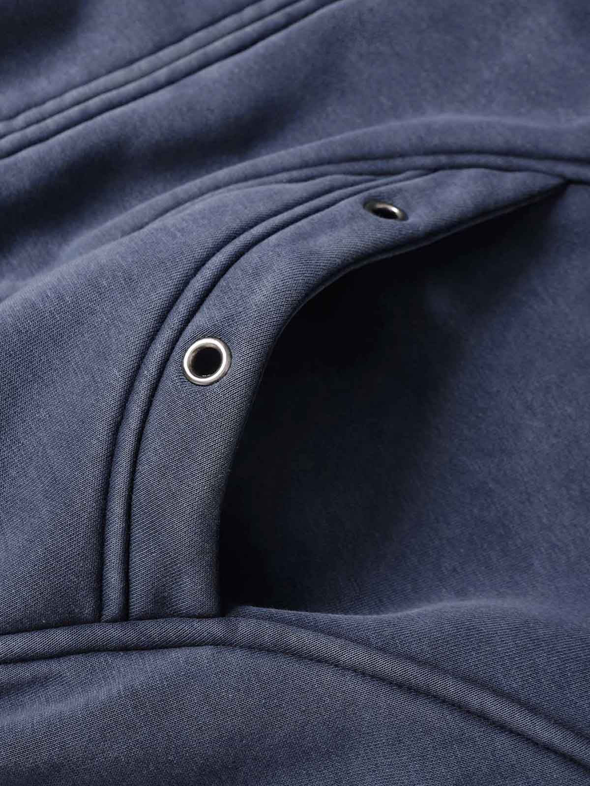 Wasteland Style Washed Zipper Up Sweatshirt - Image 11
