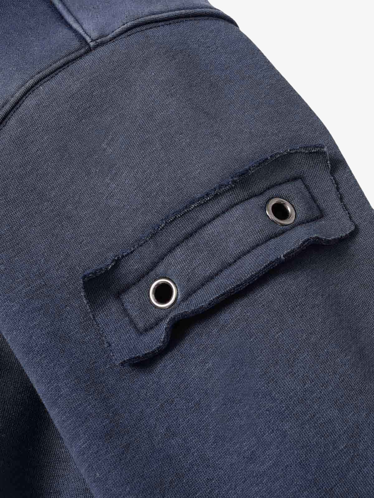 Wasteland Style Washed Zipper Up Sweatshirt - Image 12