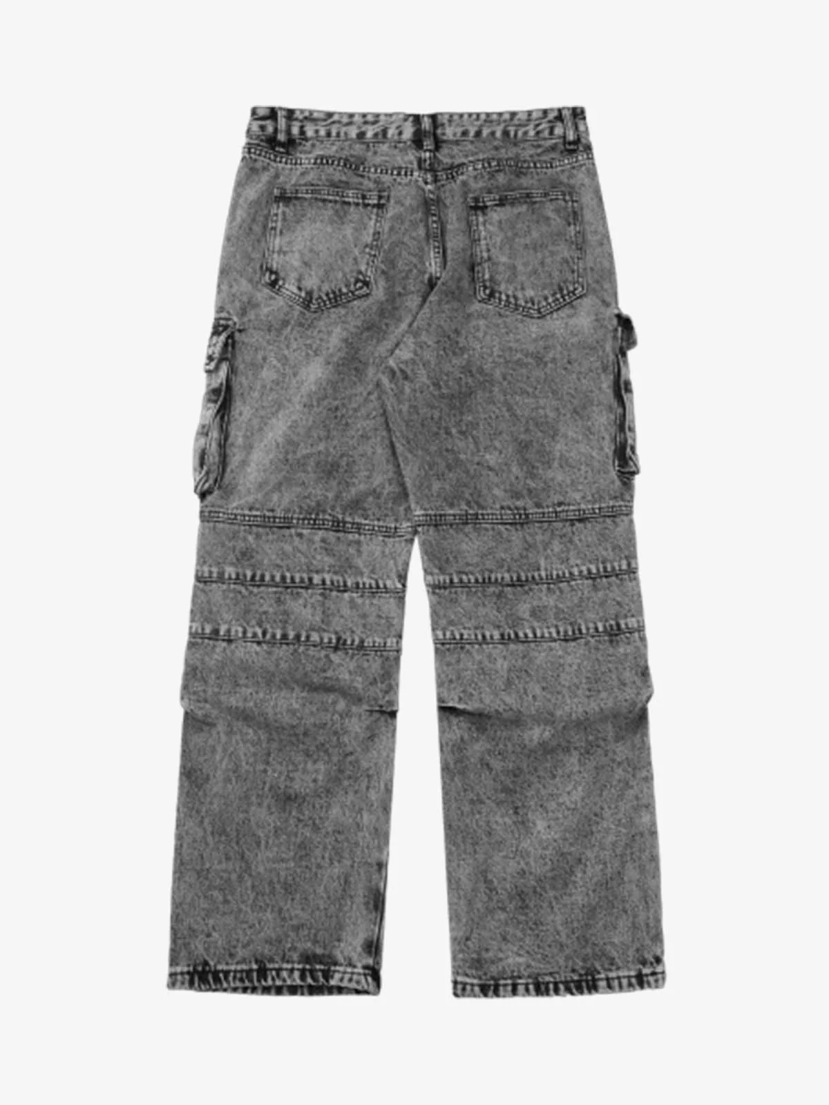 Thesupermade American Street Style Washed Distressed Work Jeans - 2354 - Image 10