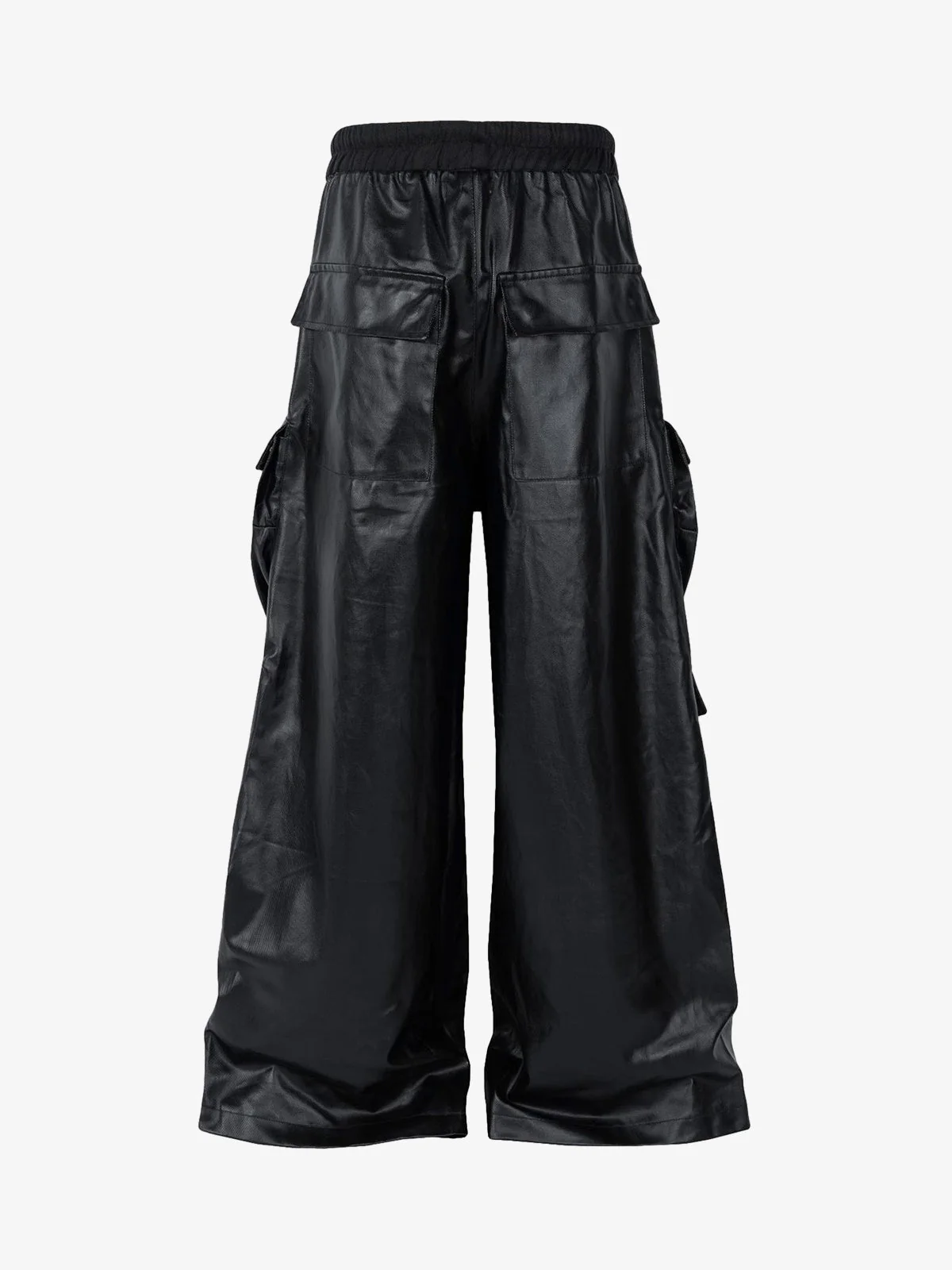 RO-style multi-pocket matte coated overalls - 2094 - Image 4