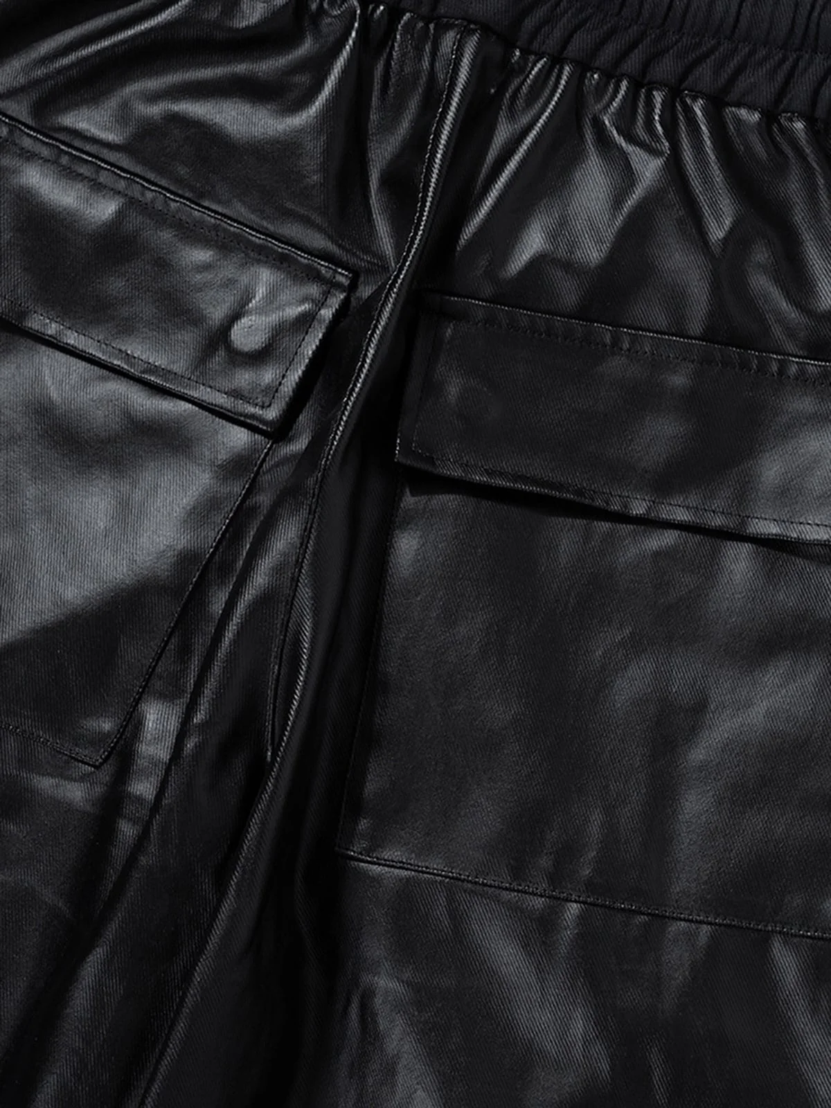 RO-style multi-pocket matte coated overalls - 2094 - Image 8