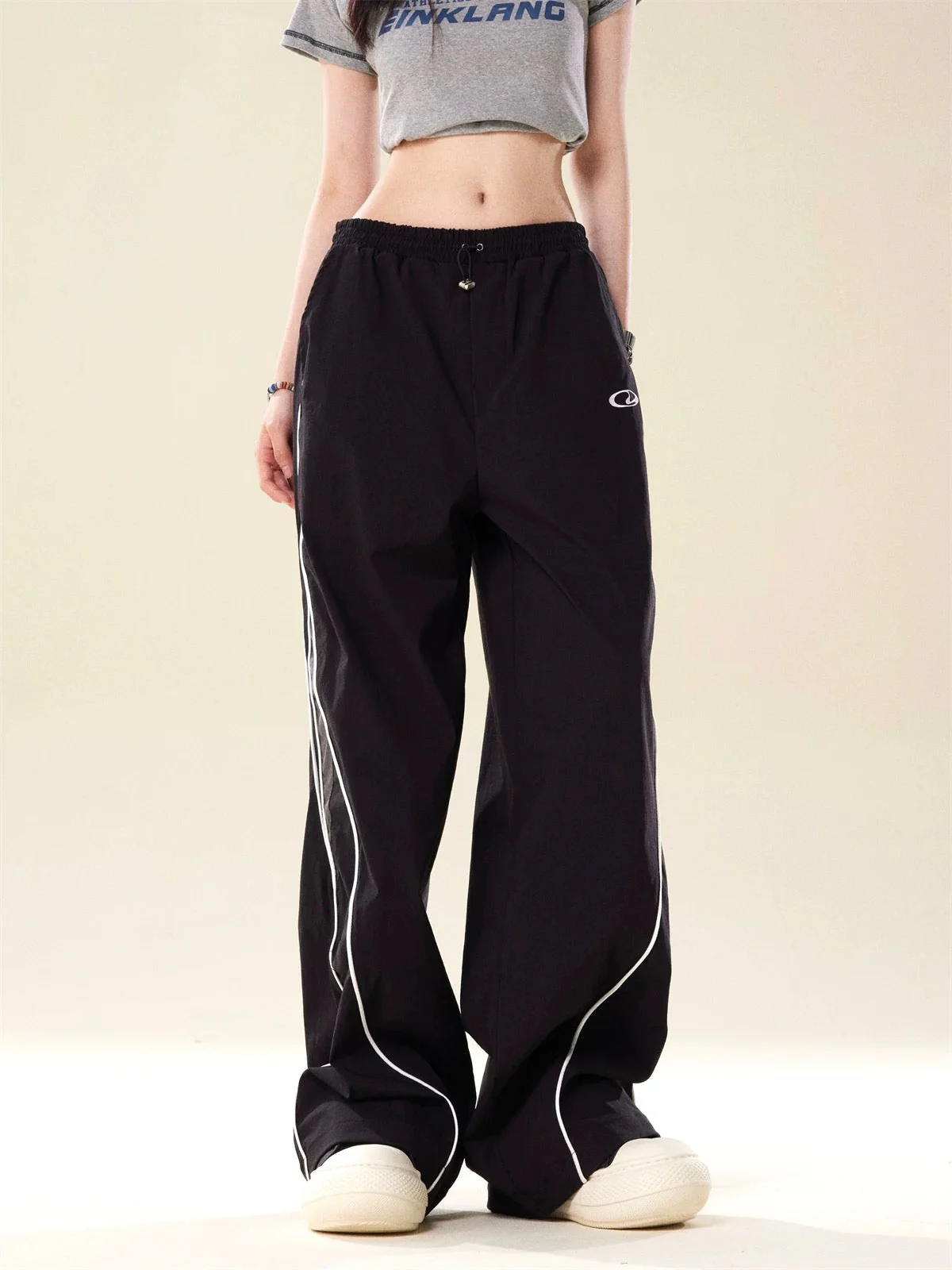 Thesupermade Retro Color Matching Casual Pants - Image 3