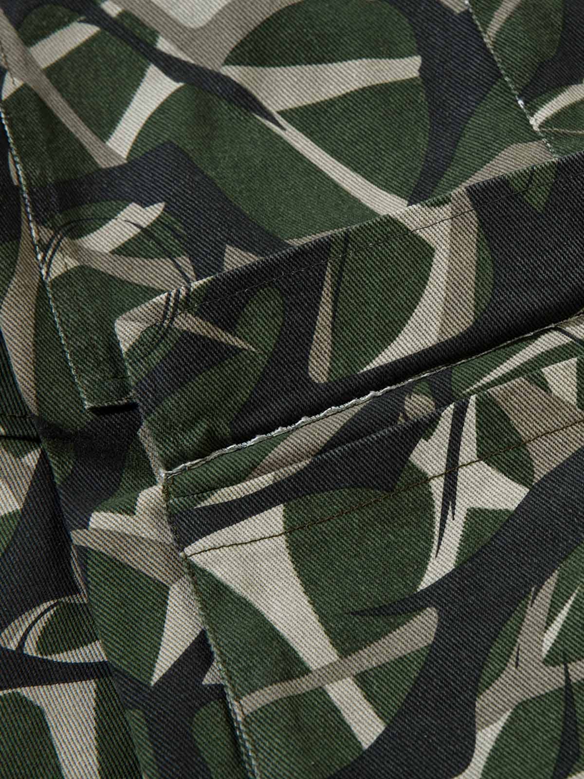 Camouflage Multi-Pocket Cargo Pants - Image 5