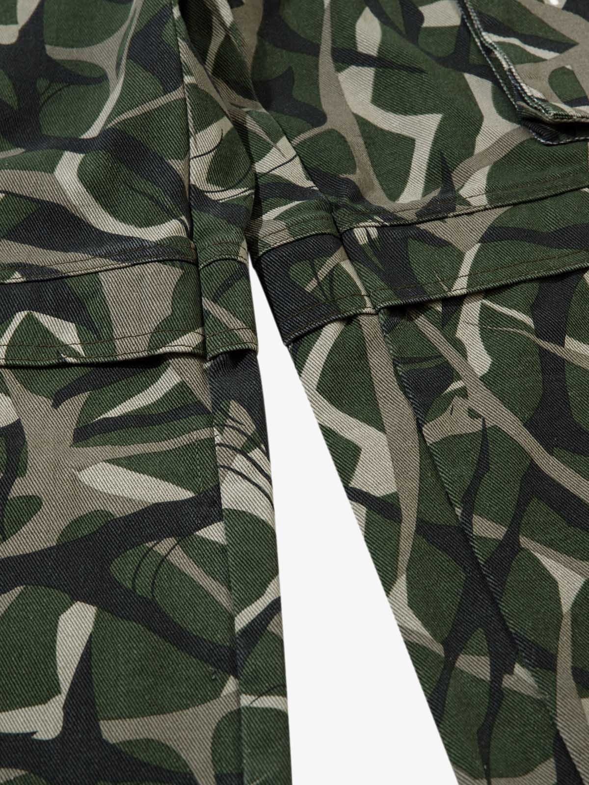 Camouflage Multi-Pocket Cargo Pants - Image 7