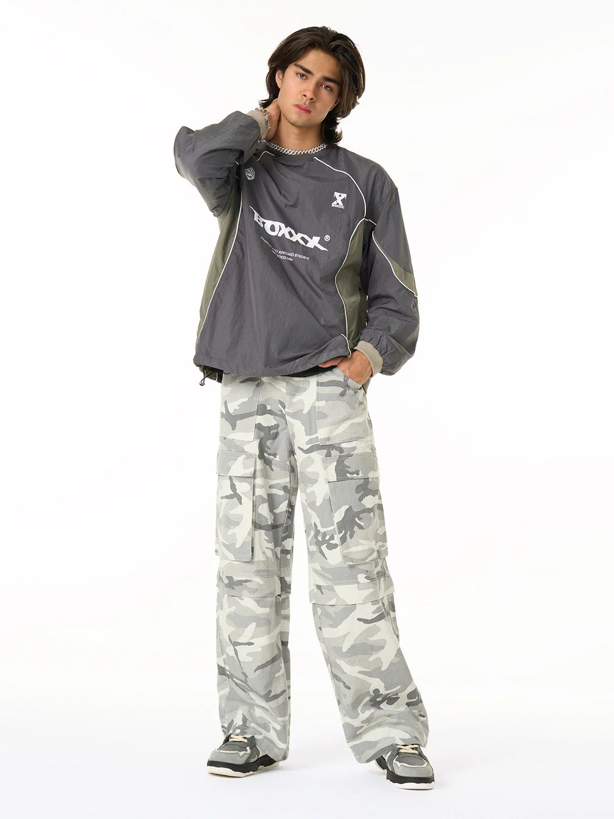 Camouflage Multi Pocket Cargo Pants - 2289 - Image 5