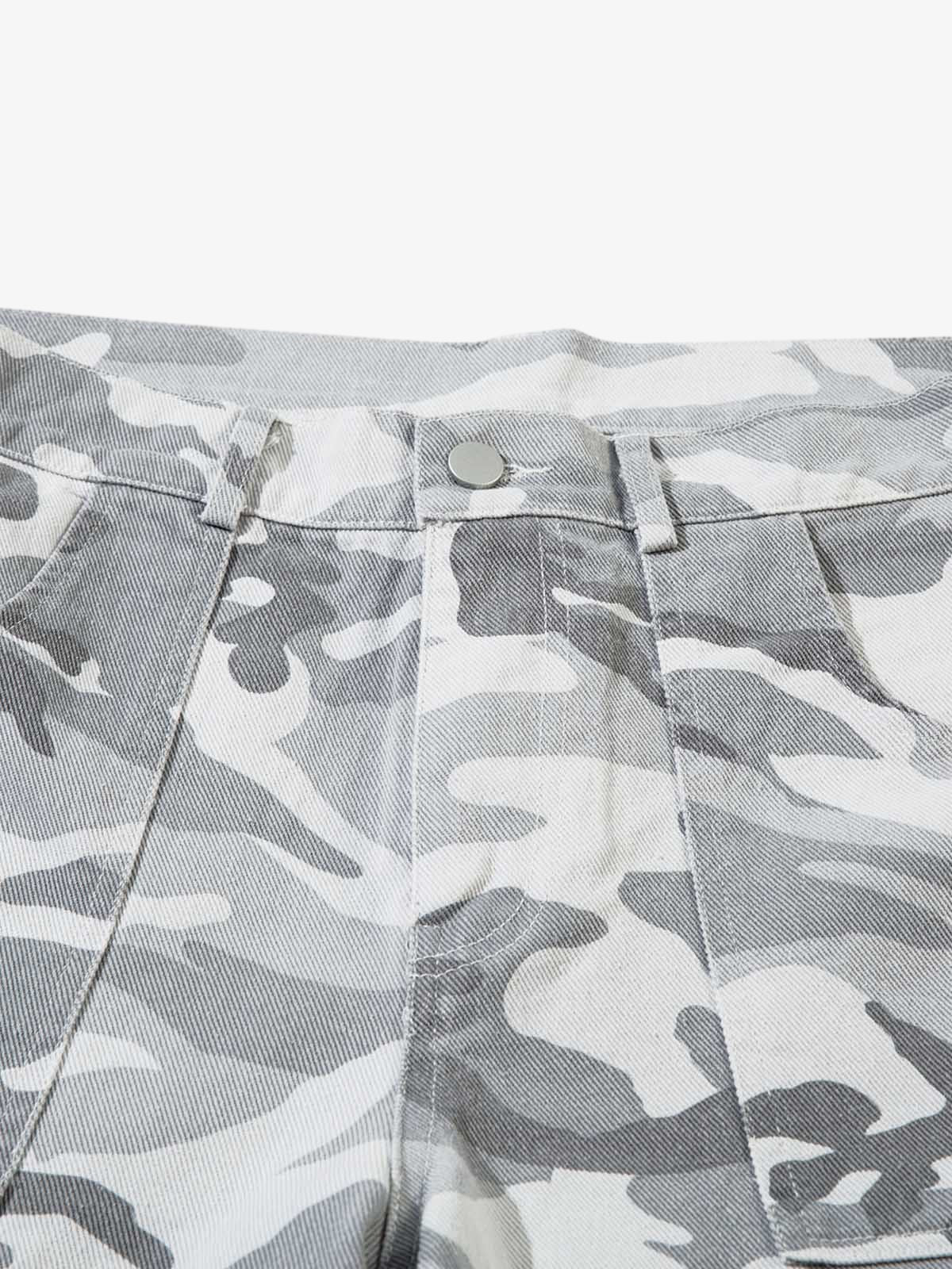Camouflage Multi Pocket Cargo Pants - 2289 - Image 8
