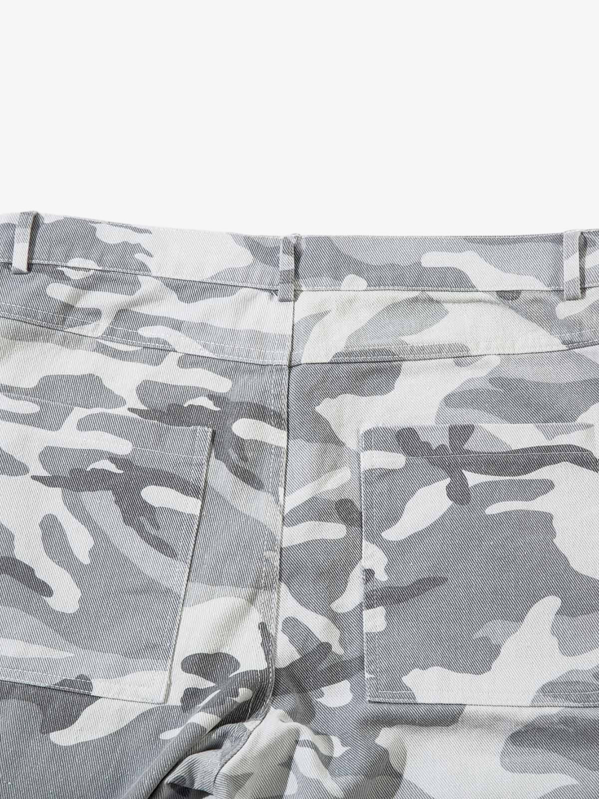 Camouflage Multi Pocket Cargo Pants - 2289 - Image 9
