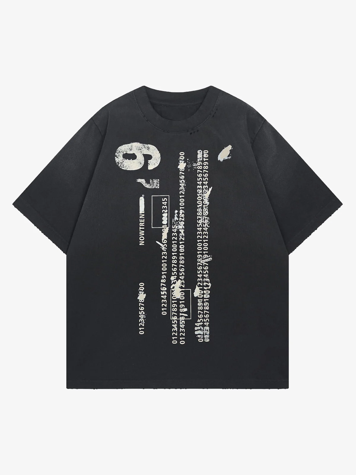 Distressed Digital Print T-shirt - Image 3