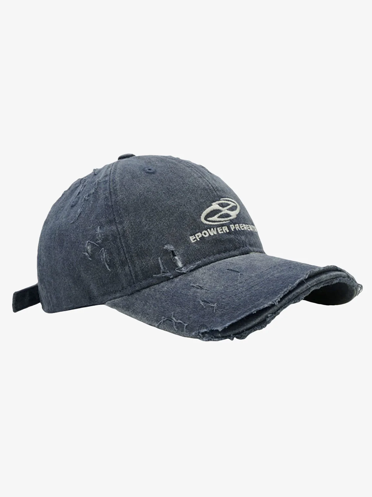 Thesupermade Ripped Denim Baseball Cap - 2028 - Image 10