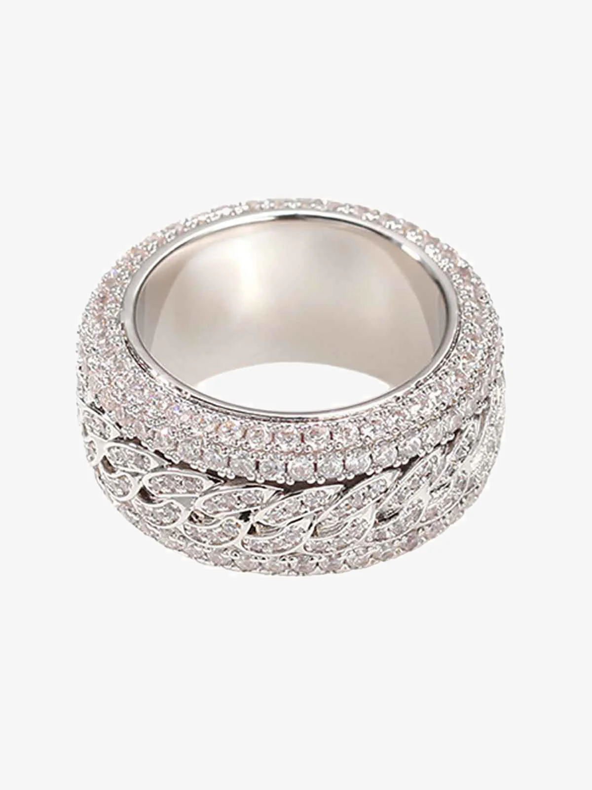 Thesupermade Full Diamond Spinnable Ring - Image 2
