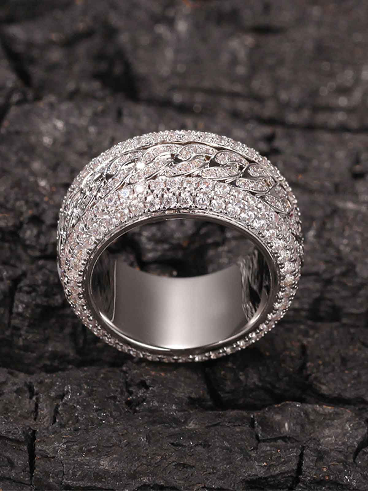 Thesupermade Full Diamond Spinnable Ring - Image 3
