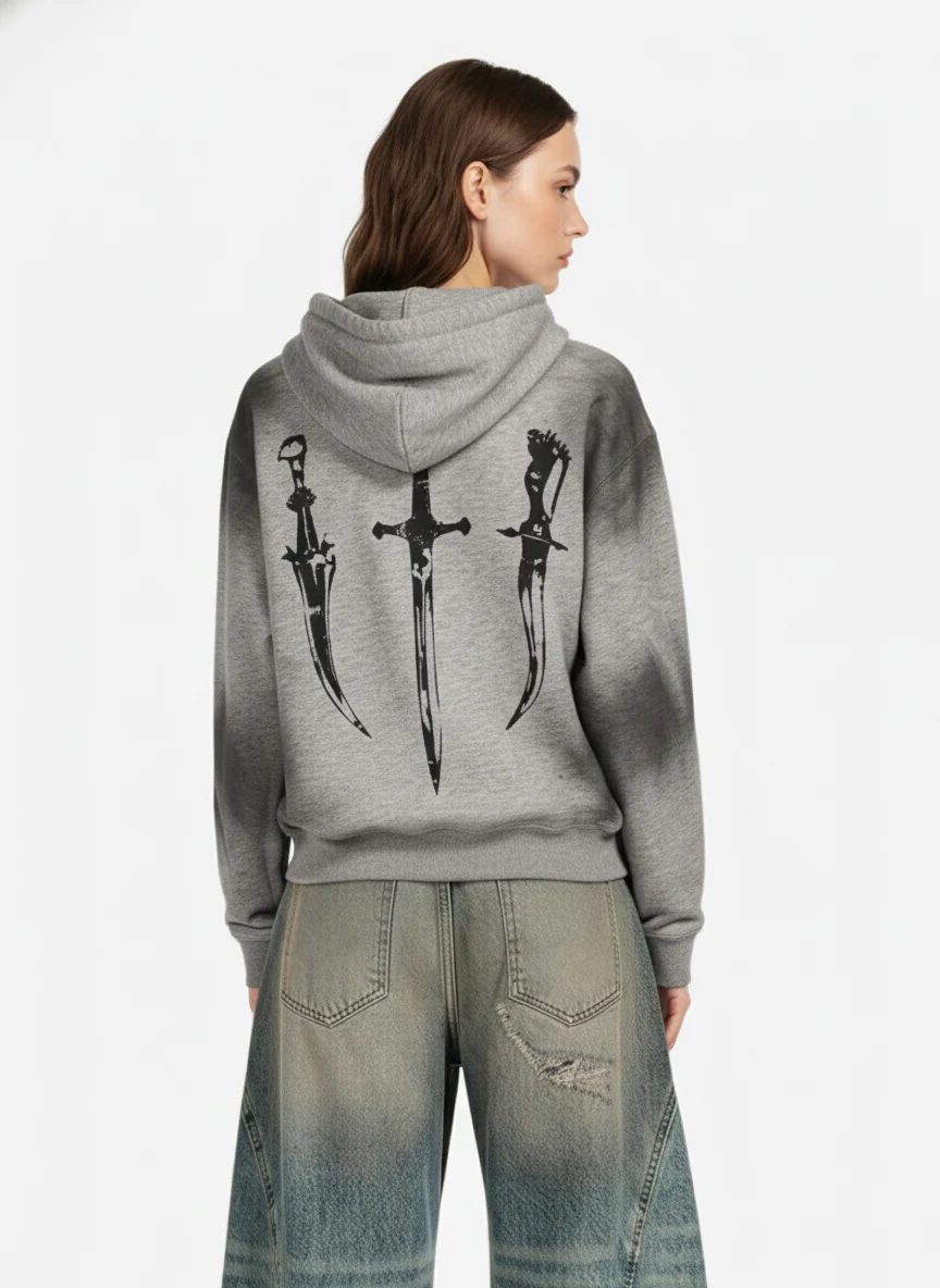 Supermade Ă— Mortemartt Graphic Hooded Jacket- 2279 - Image 5