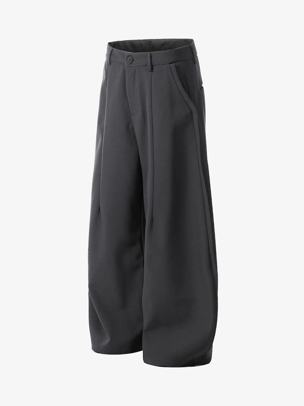 Retro Drape Barrel Suit Pants - Image 3