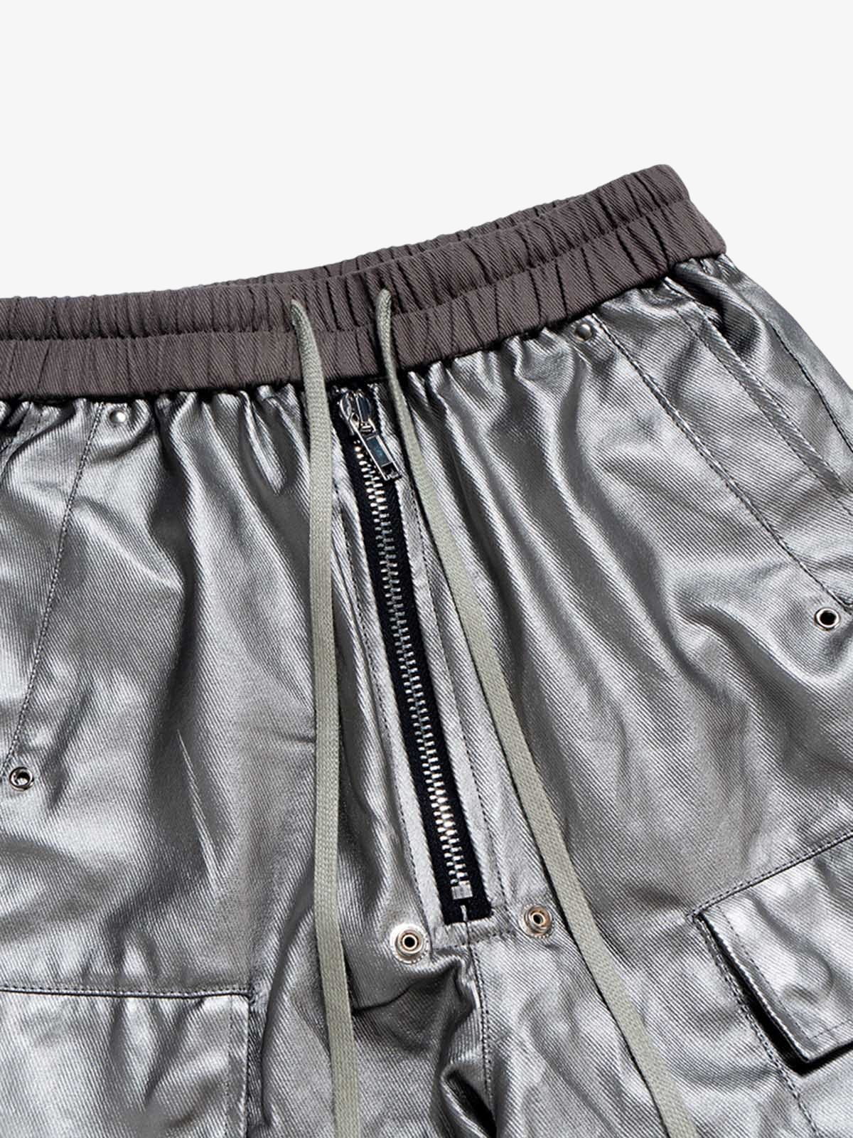 RO Style Matte Coated Leather Baggy Trousers - 2339 - Image 10