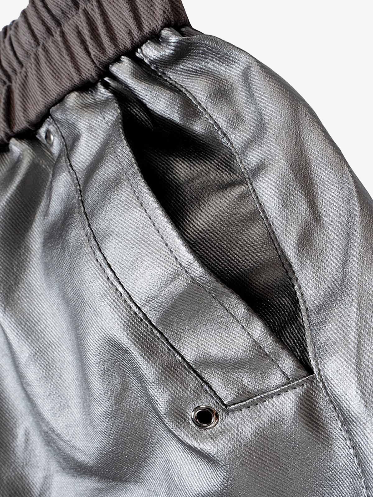 RO Style Matte Coated Leather Baggy Trousers - 2339 - Image 6