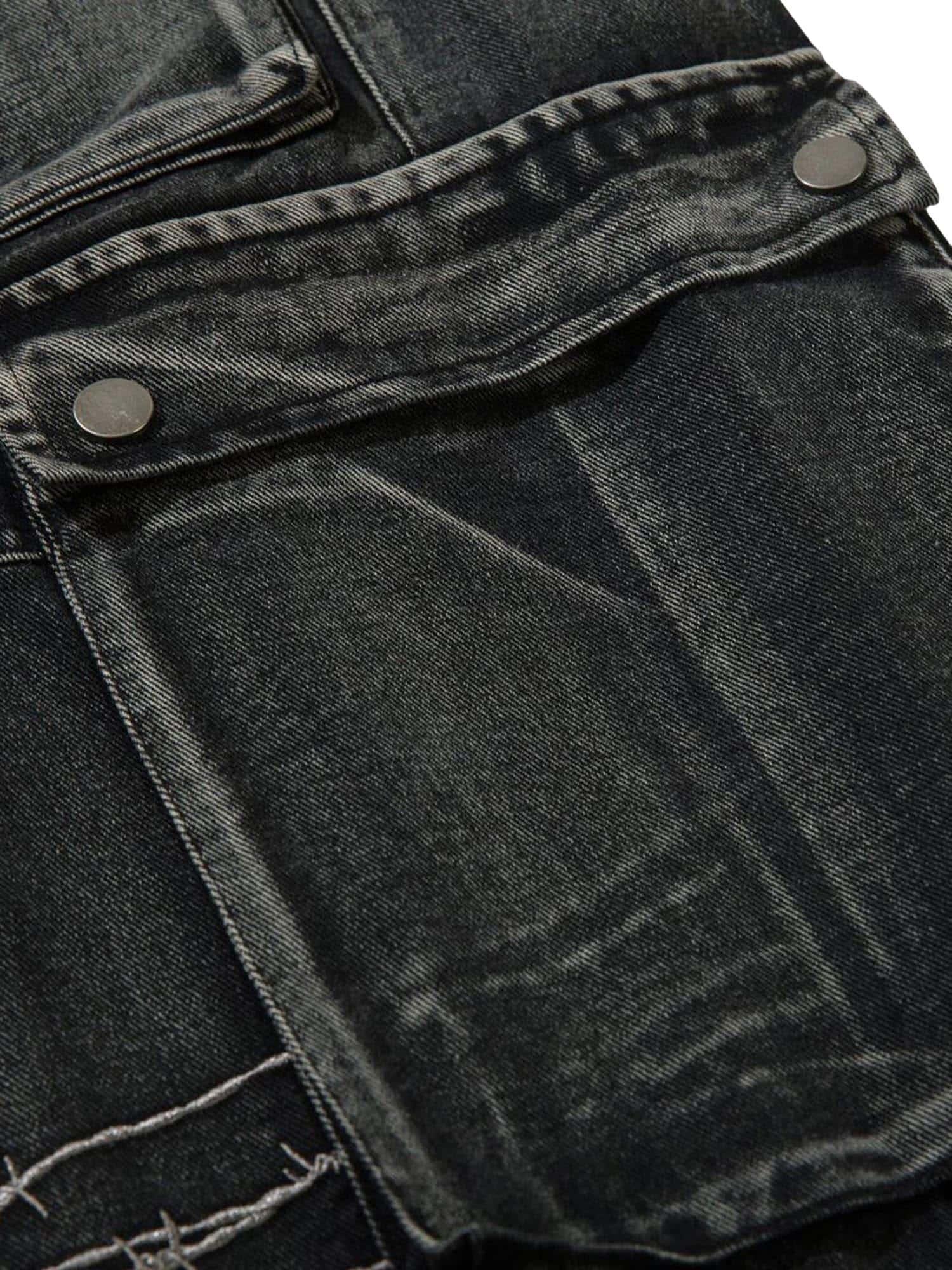 Thesupermade High Street Embroidery Hip-Hop Jeans - 2122 - Image 16