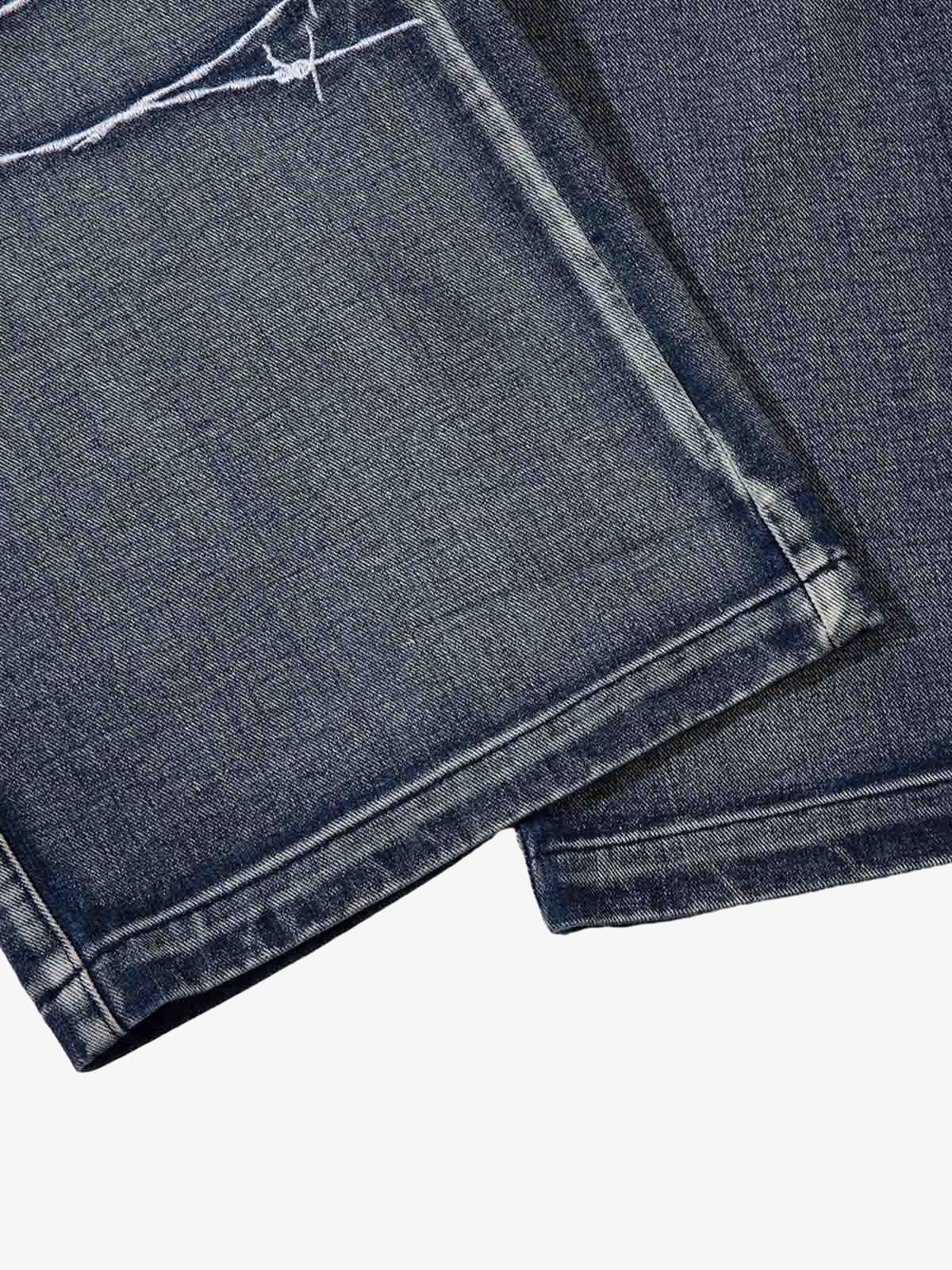 Thesupermade High Street Embroidery Hip-Hop Jeans - 2122 - Image 19