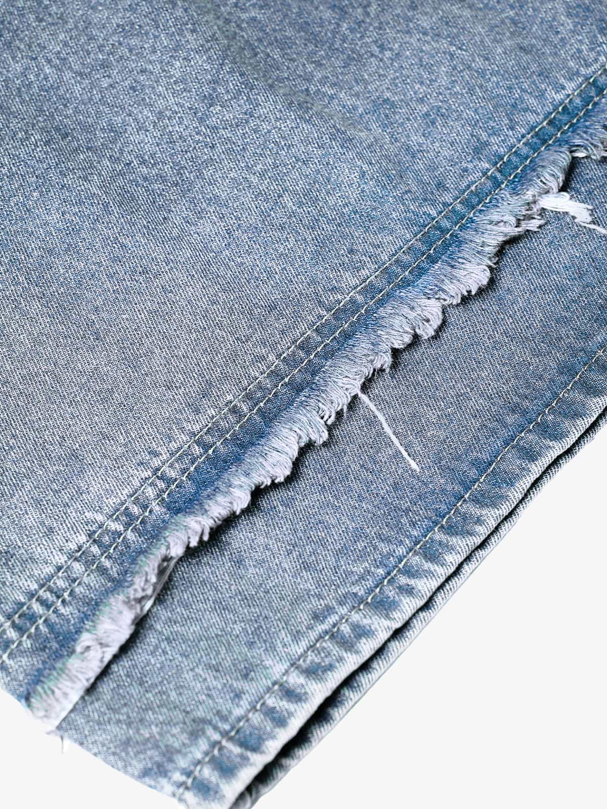 Thesupermade High Street Washed Distressed Denim Shorts - 2100 - Image 6