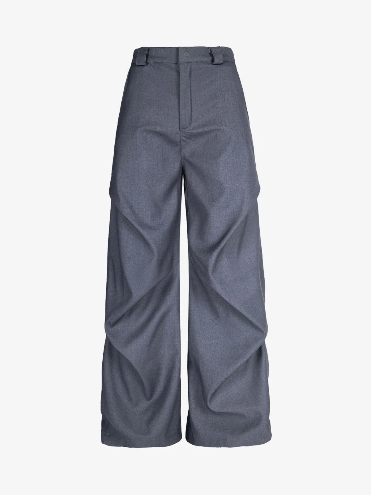 Woven Retro Cleanfit Pleated Drape Pants - Image 2
