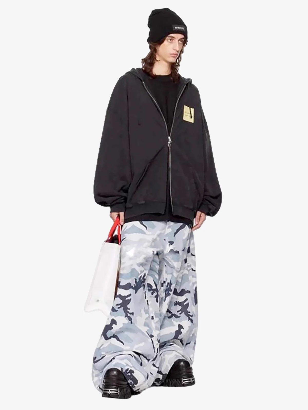 Street Retro Camouflage Baggy Jeans - 2395 - Image 14