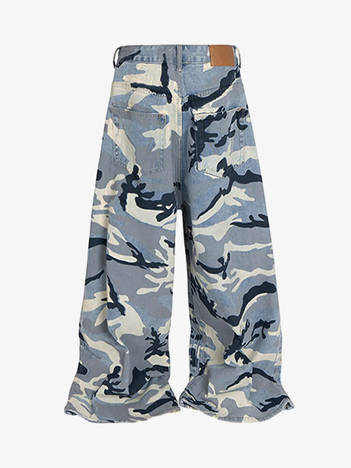 Street Retro Camouflage Baggy Jeans - 2395 - Image 6