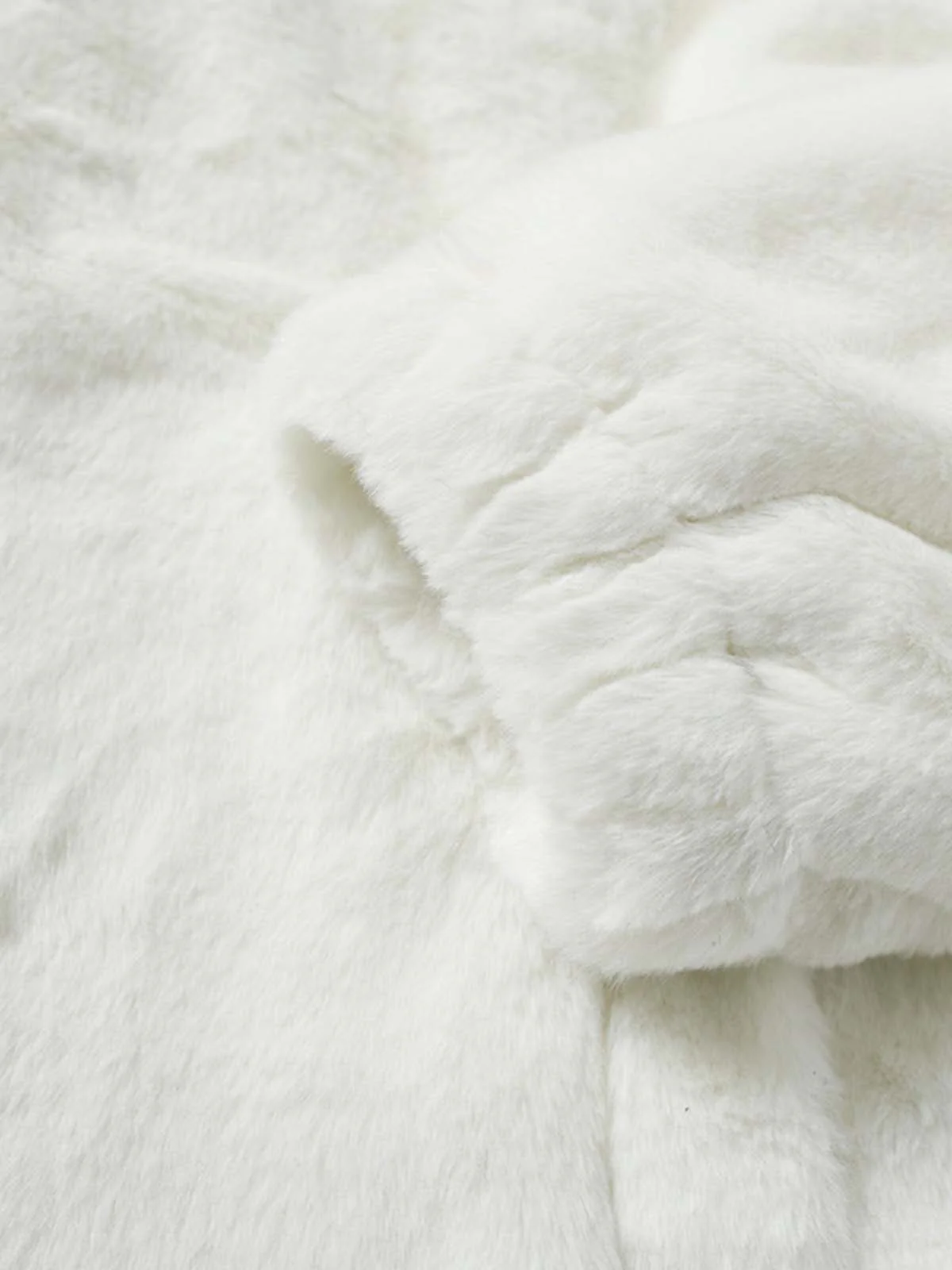 Thesupermade Hip-Hop Letter Stand Collar Fur Jacket - 1908 - Image 9