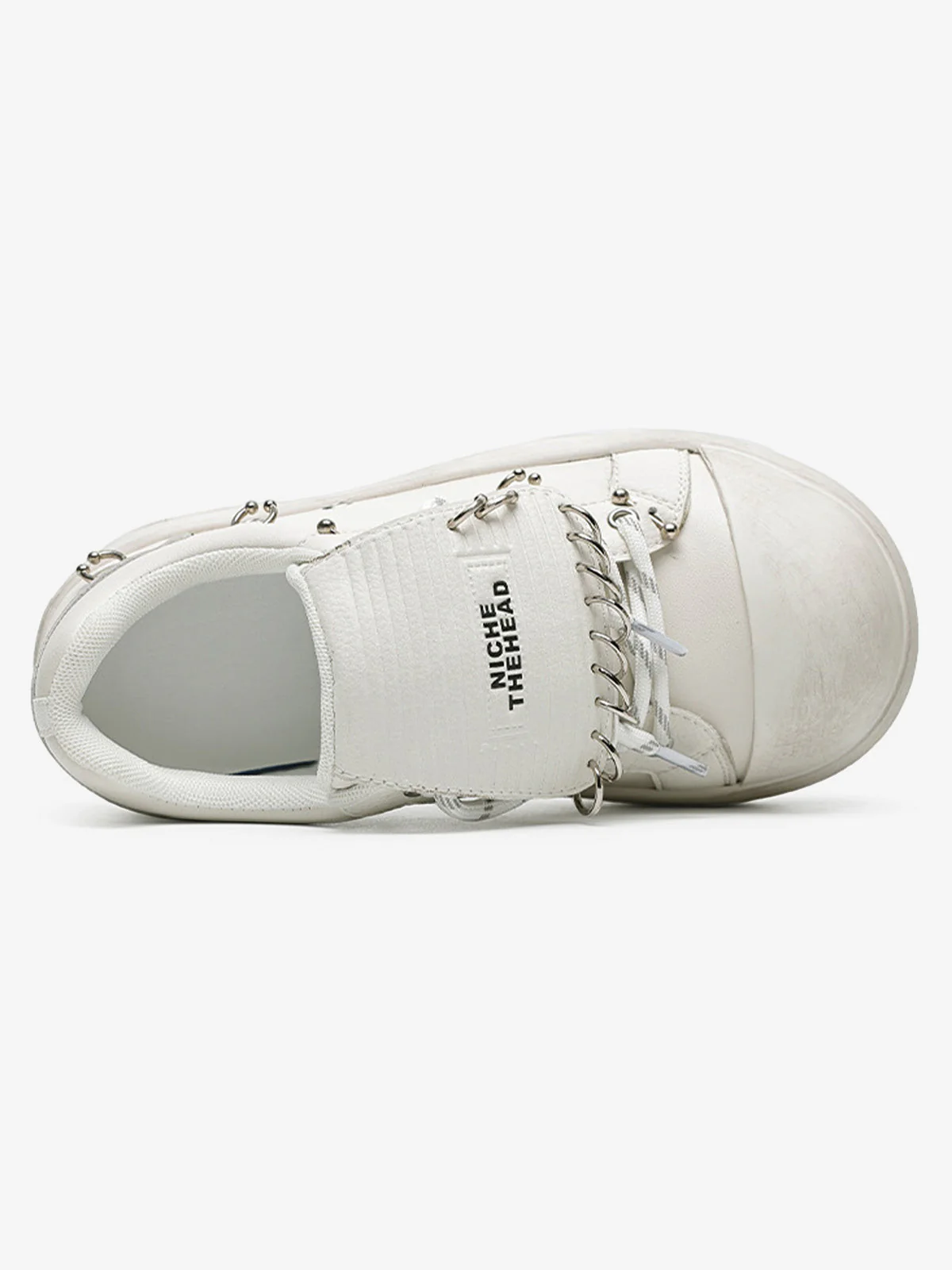 Thesupermade Punk Metal Ring Platform Sneakers - Image 3