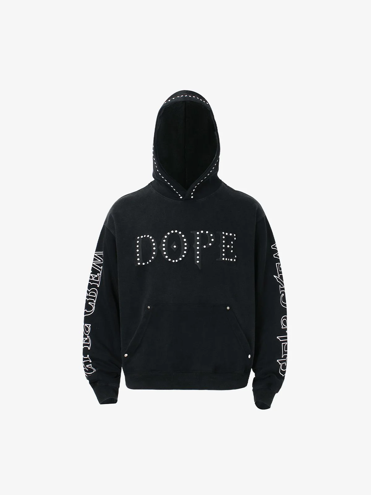 Thesupermade Rivet-adorned Graphic Hoodies - Image 3