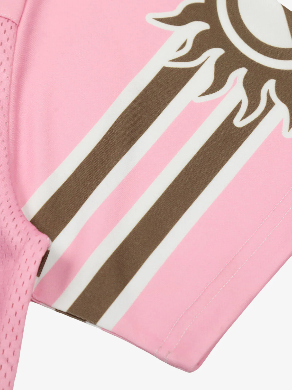 Pink Flame Print Jersey T-shirt - 2390 - Image 5