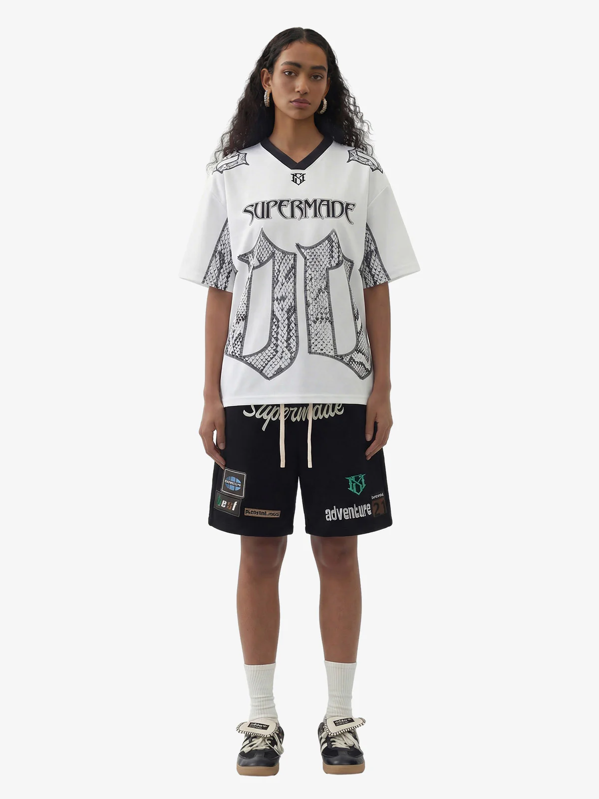 Jersey Style Snake Print T-Shirt - 2418 - Image 4