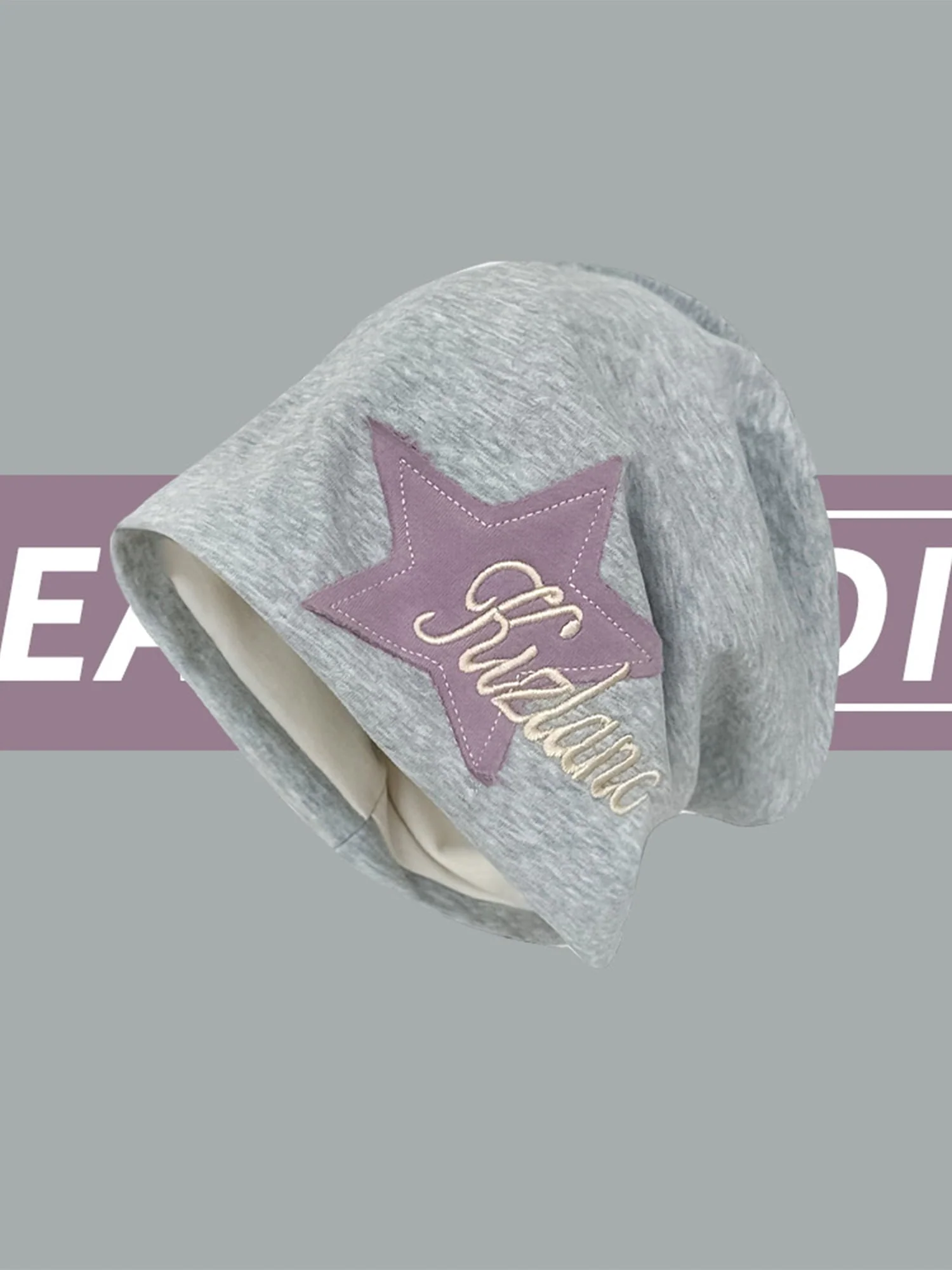 Thesupermade Star Embroidered Wrap Hat - 1703 - Image 2
