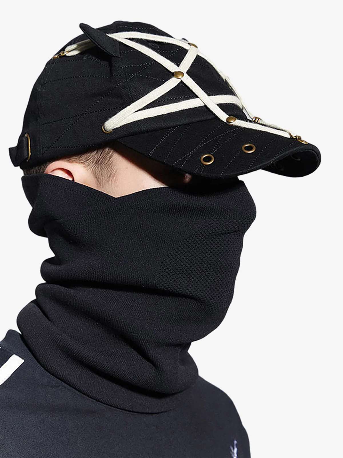 Thesupermade Star Washed Denim Baseball Cap - Image 4