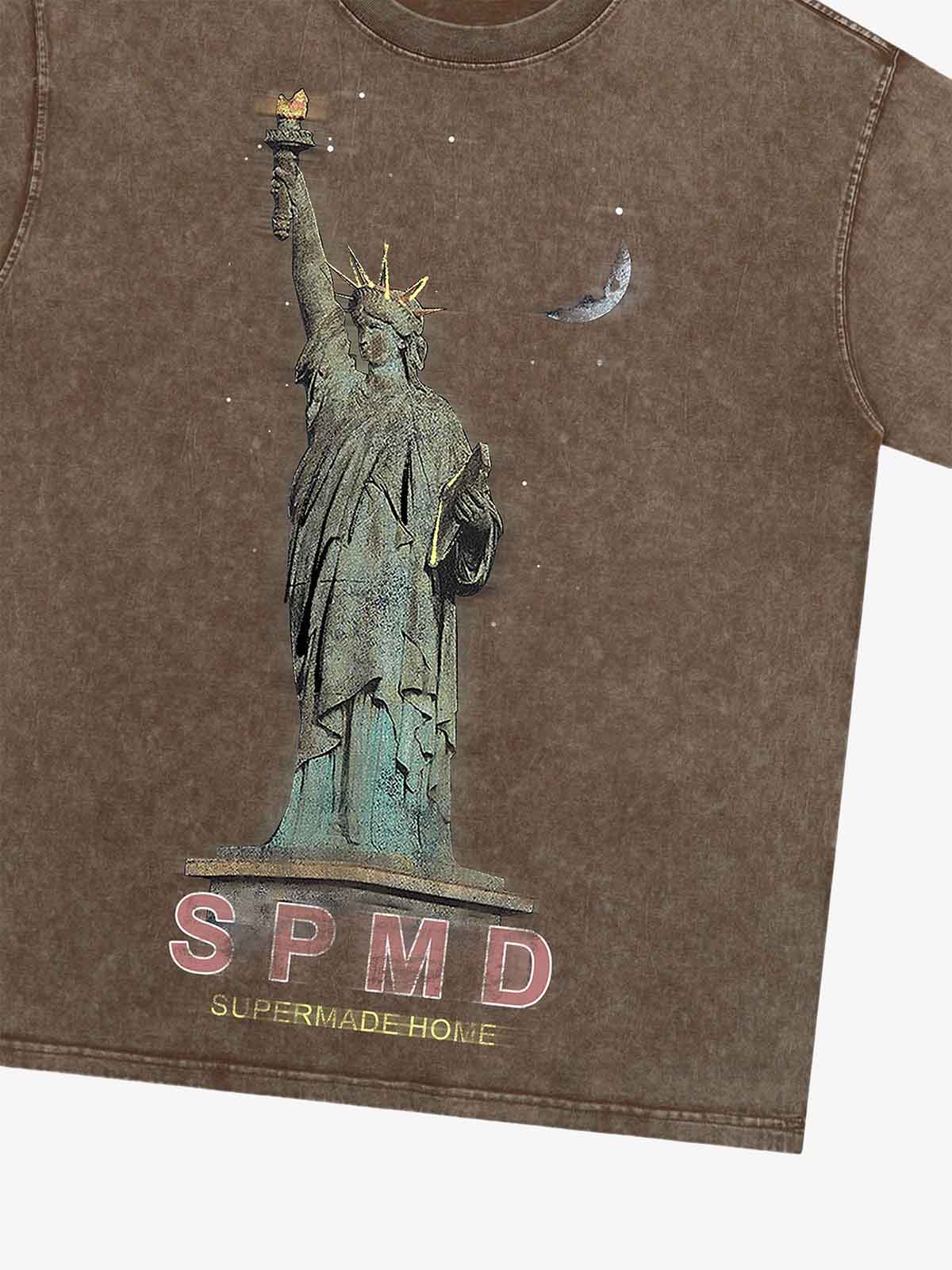 Thesupermade Statue Of Liberty Vintage T-shirt - 2132 - Image 7