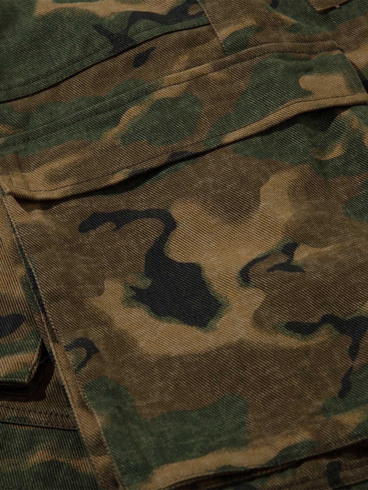 Thesupermade Street Camouflage Multi Pocket Cargo Pants - 2369 - Image 7