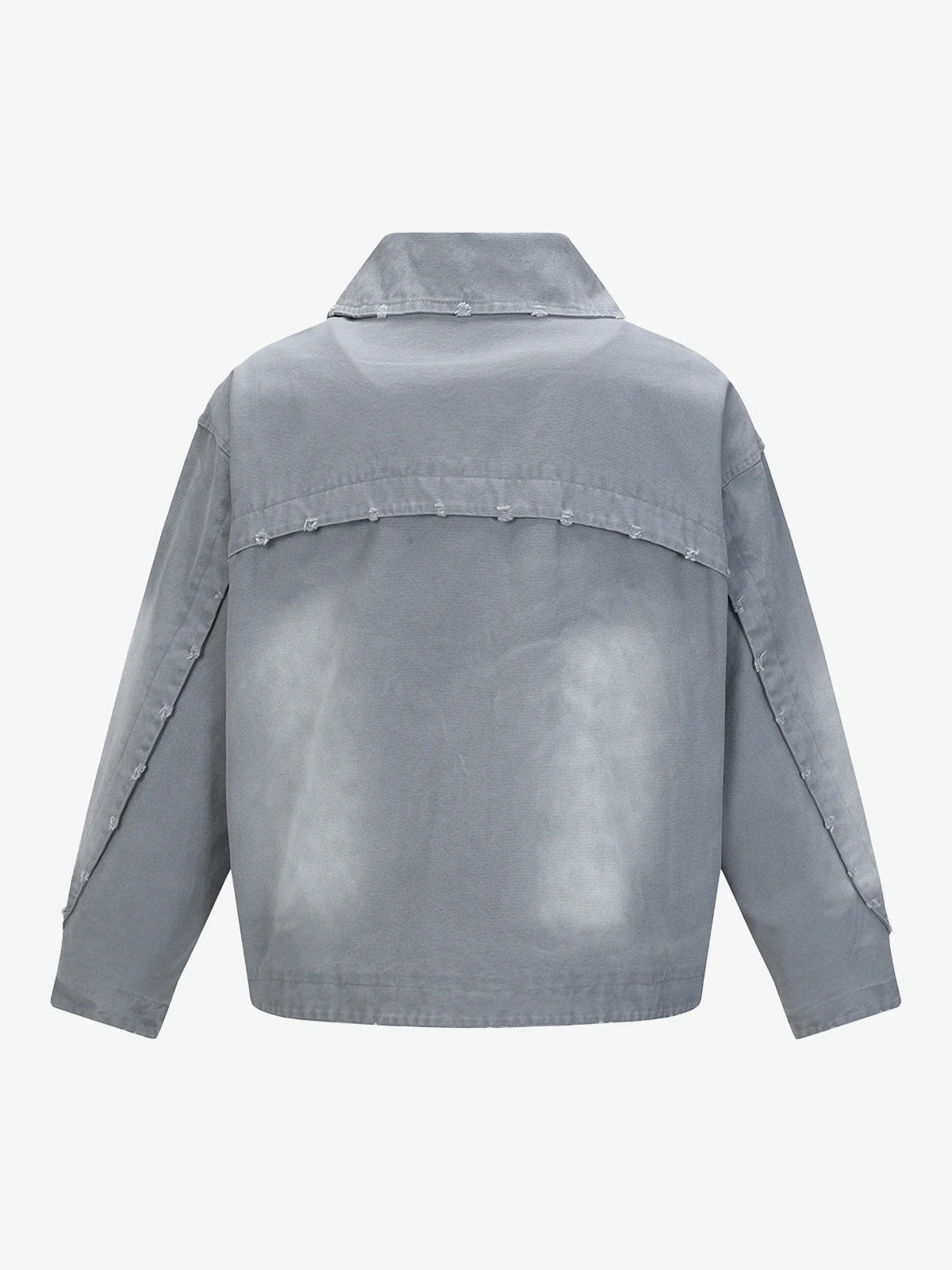 Thesupermade Street Punk Heavy-duty Studded Distressed Jacket - Image 3