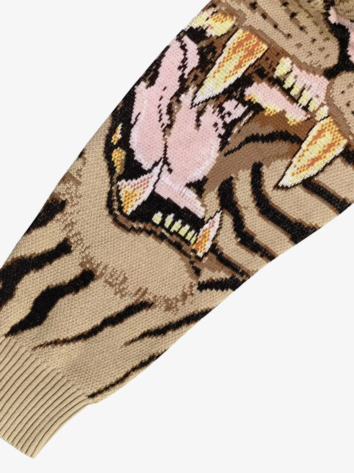 Tiger Crew Neck Knitted Sweater - Image 15