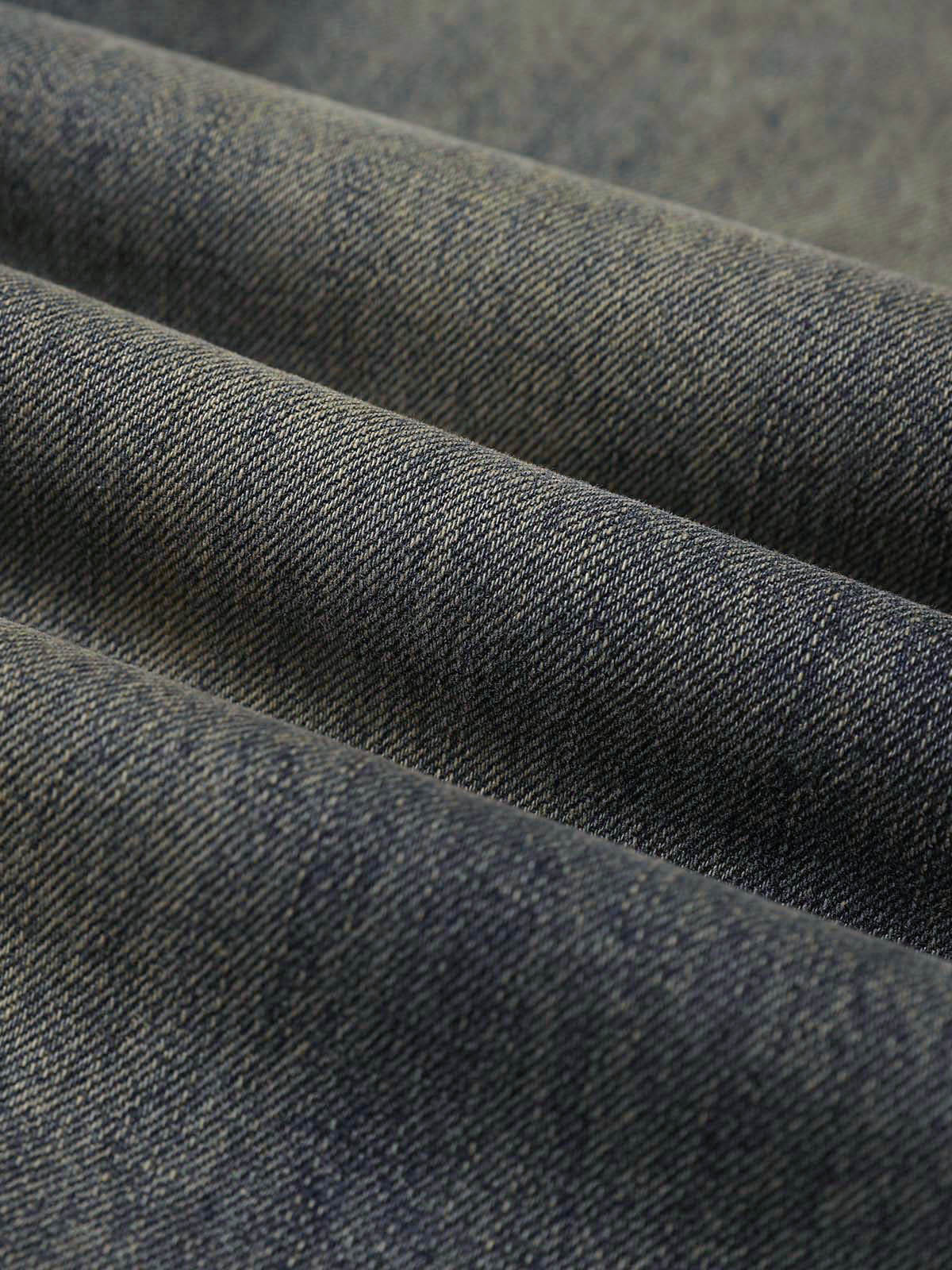 Washed Dirty-Dye Straight Jeans - 2352 - Image 11